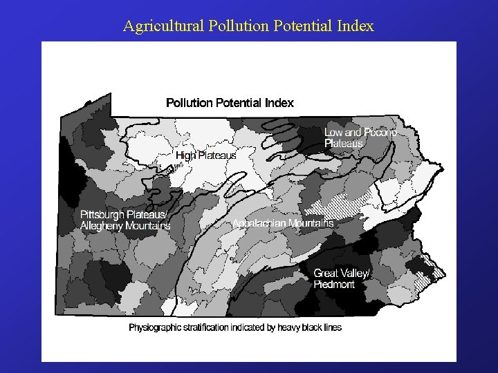 Agricultural Pollution Potential Index 