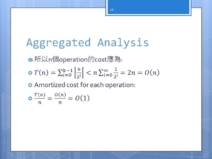 10 Aggregated Analysis 