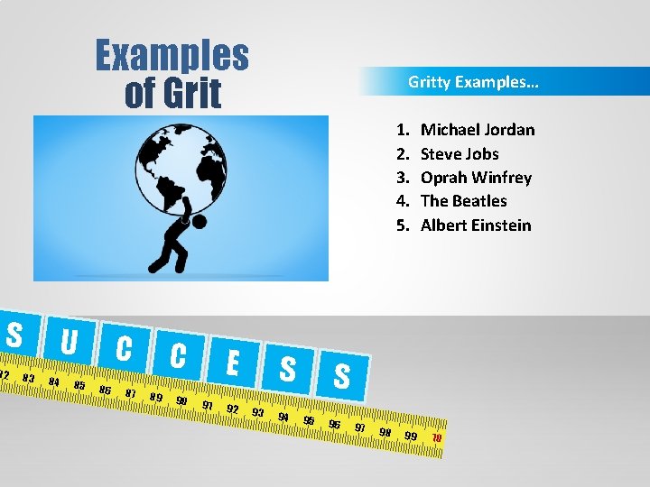 Examples of Gritty Examples… 1. 2. 3. 4. 5. S 82 U 83 84 Examples of Gritty Examples… 1. 2. 3. 4. 5. S 82 U 83 84