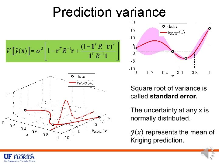 Prediction variance 