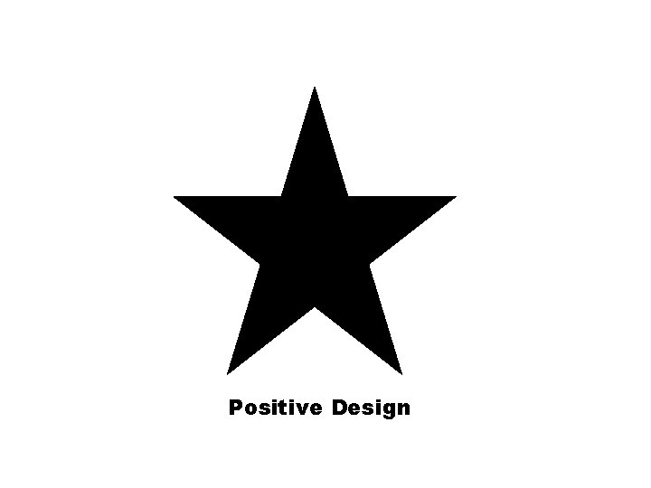 Positive Design 