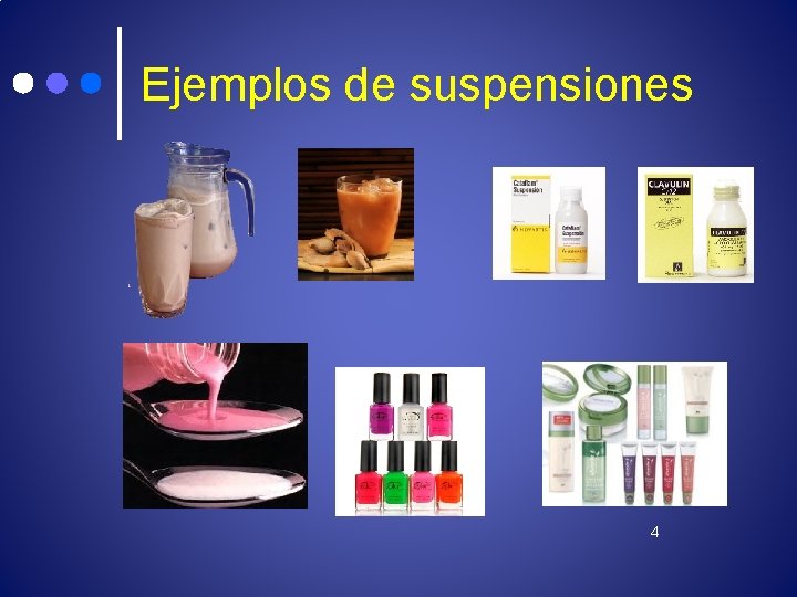 Ejemplos de suspensiones 4 