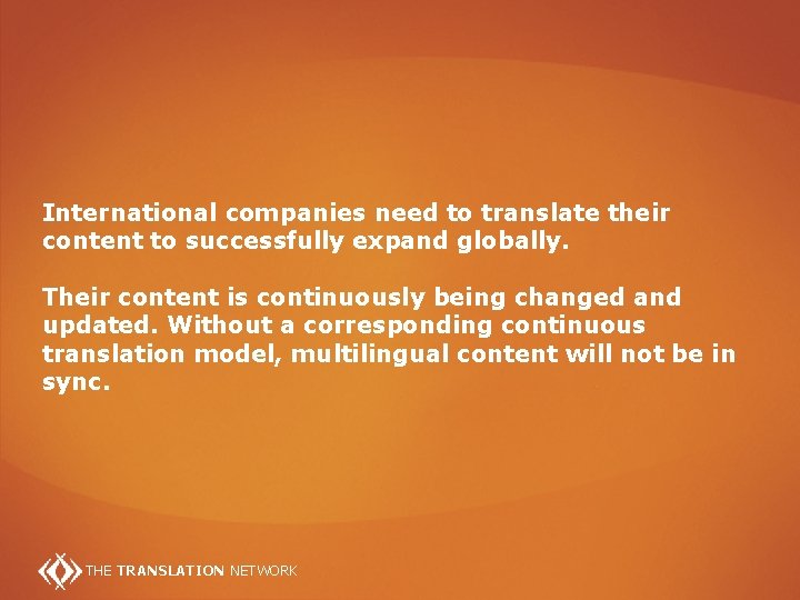 International companies need to translate their content to successfully expand globally. Their content is International companies need to translate their content to successfully expand globally. Their content is