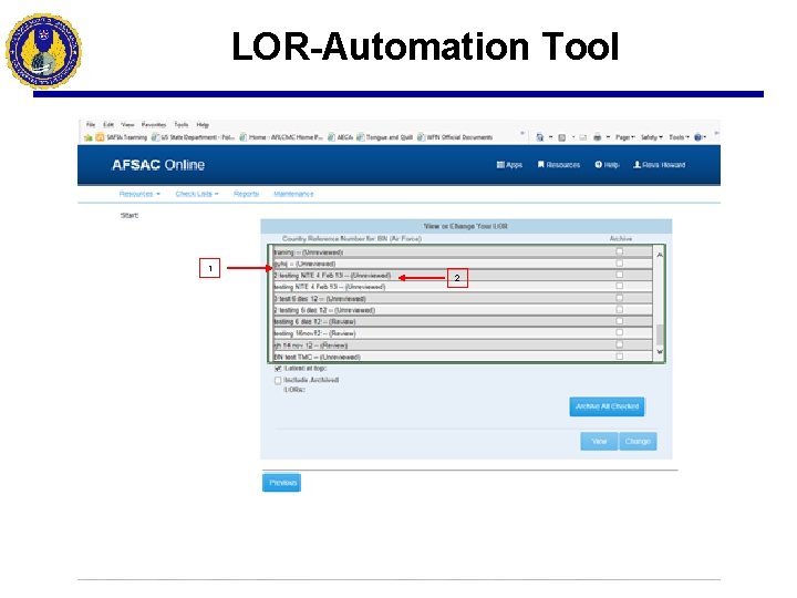LOR-Automation Tool 1 2 