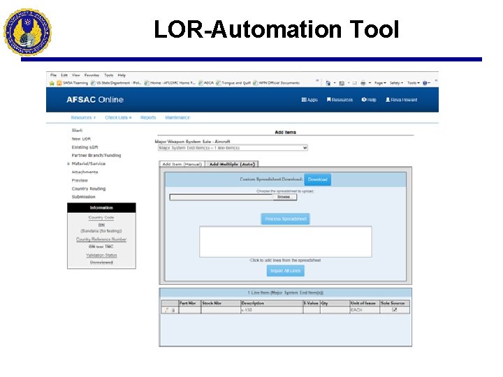 LOR-Automation Tool 