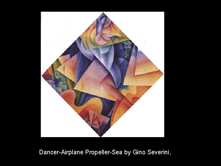 Dancer-Airplane Propeller-Sea by Gino Severini, 