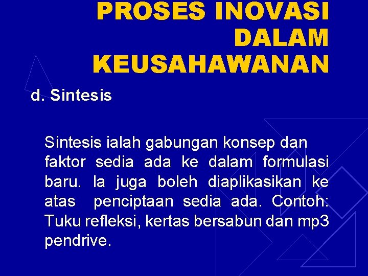 Bab 3 Kreativiti Dan Inovasi Dalam Keusahawanan Pengenalan