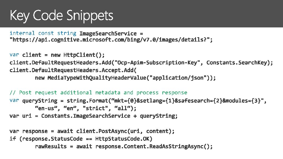 internal const string var // Post request additional metadata and process response var 