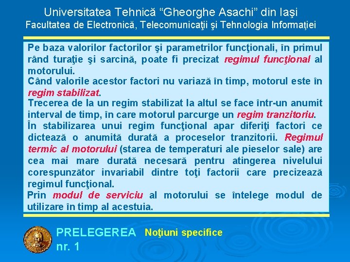 Universitatea Tehnică “Gheorghe Asachi” din Iaşi Facultatea de Electronică, Telecomunicaţii şi Tehnologia Informaţiei Pe