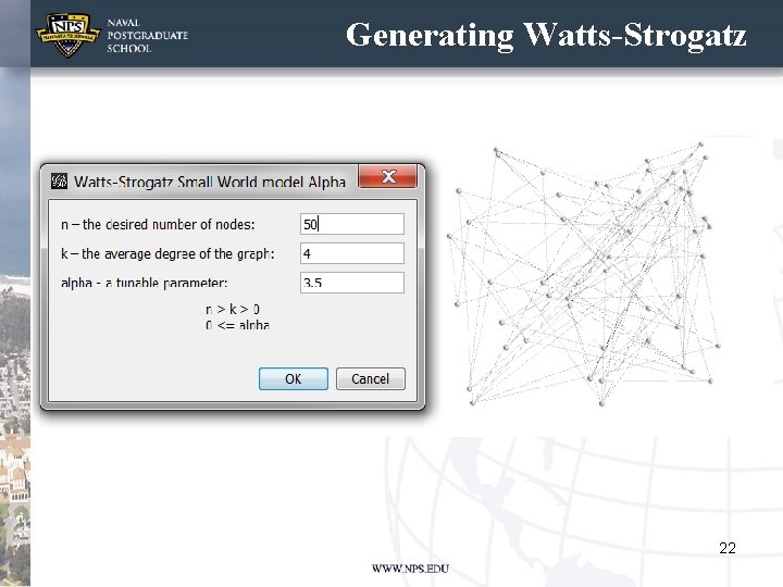 Generating Watts-Strogatz 22 