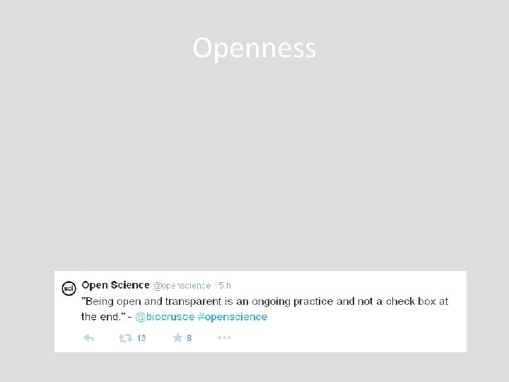 Openness 