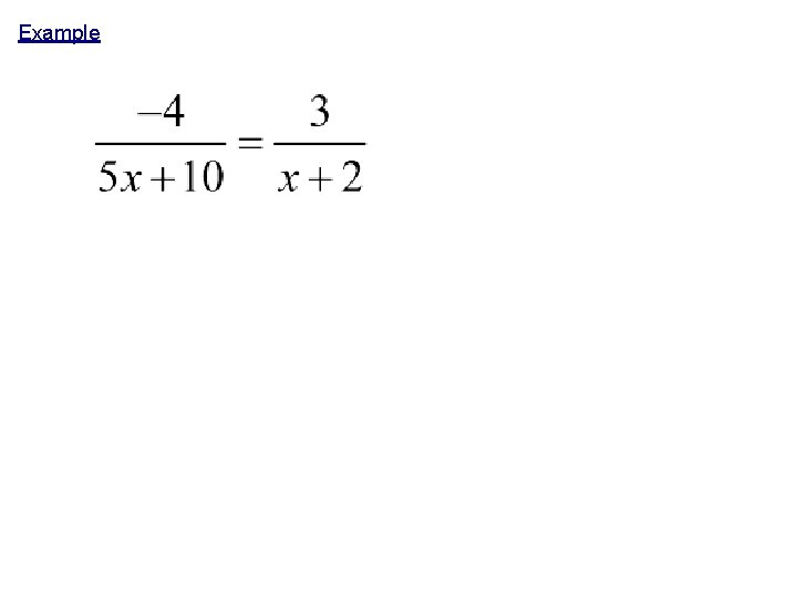 Example Example