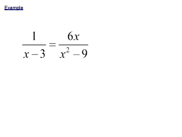 Example Example