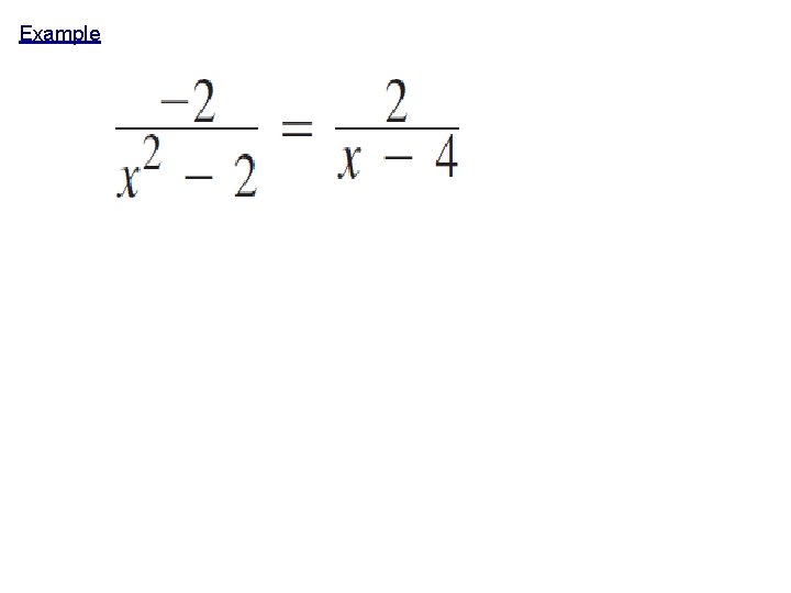 Example Example