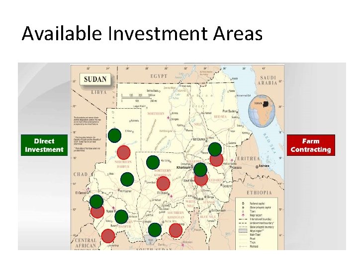 Available Investment Areas 