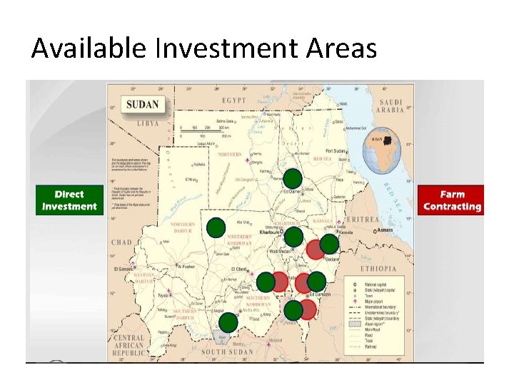 Available Investment Areas 