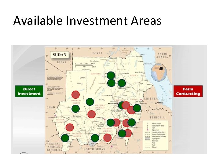 Available Investment Areas 