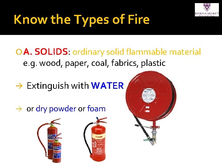 Introduction Fire Safety Health Environmental Office Put out