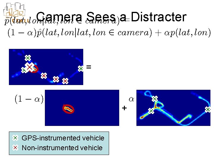 Camera Sees a=Distracter j lat; lon 2 camera) p~(lat; lon p(lat; lonj lat; lon