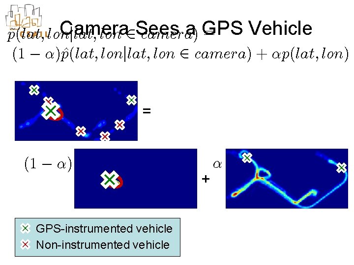 Camera a GPS Vehicle = j lat; lon 2 Sees p~(lat; lon camera) p(lat;