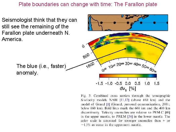 Plate boundaries can change with time: The Farallon plate Seismologist think that they can