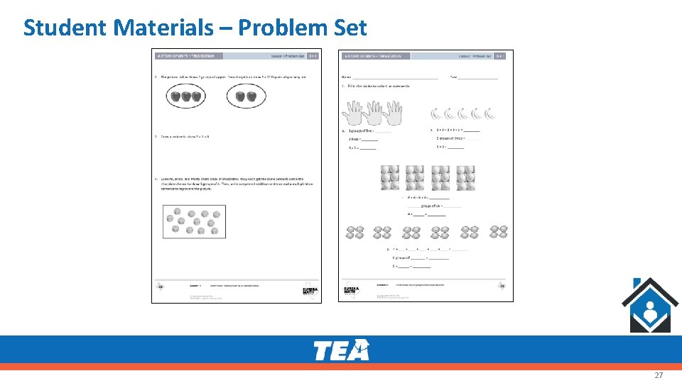 Student Materials – Problem Set 27 Student Materials – Problem Set 27