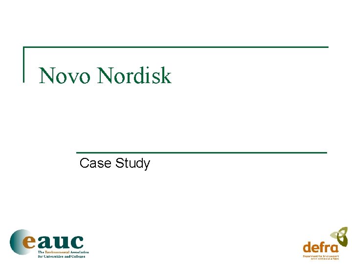 Novo Nordisk Case Study 