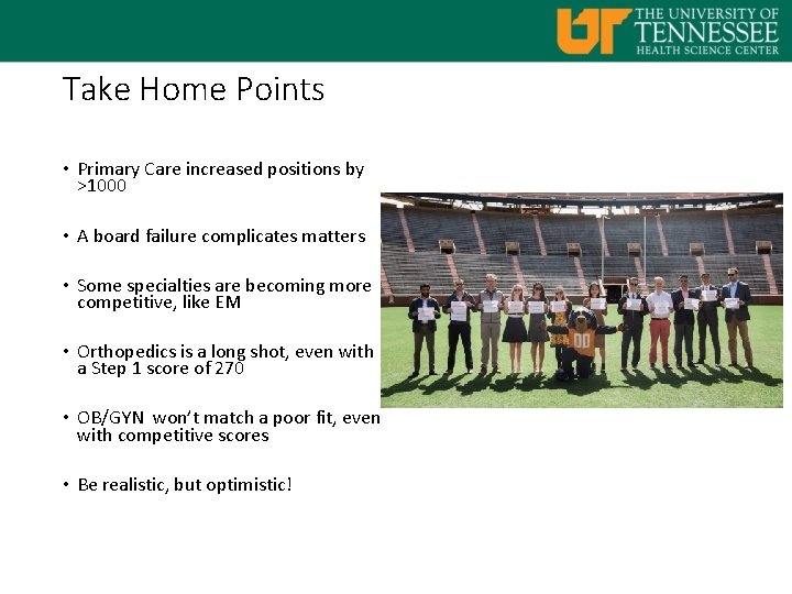 Take Home Points • Primary Care increased positions by >1000 • A board failure