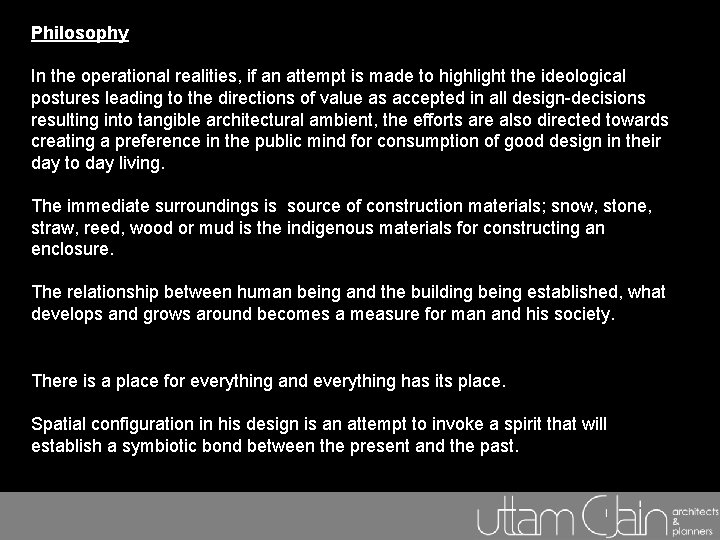 Philosophy In the operational realities, if an attempt is made to highlight the ideological Philosophy In the operational realities, if an attempt is made to highlight the ideological