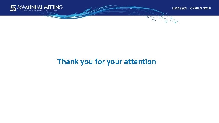 Thank you for your attention 