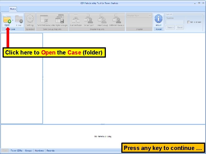 Click here to Open the Case (folder) Press any key to continue … 