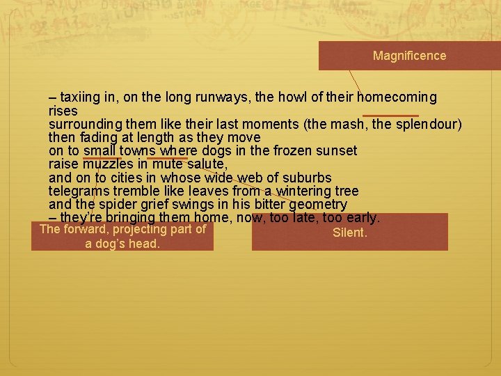 Homecoming Bruce Dawe About the Poem It is