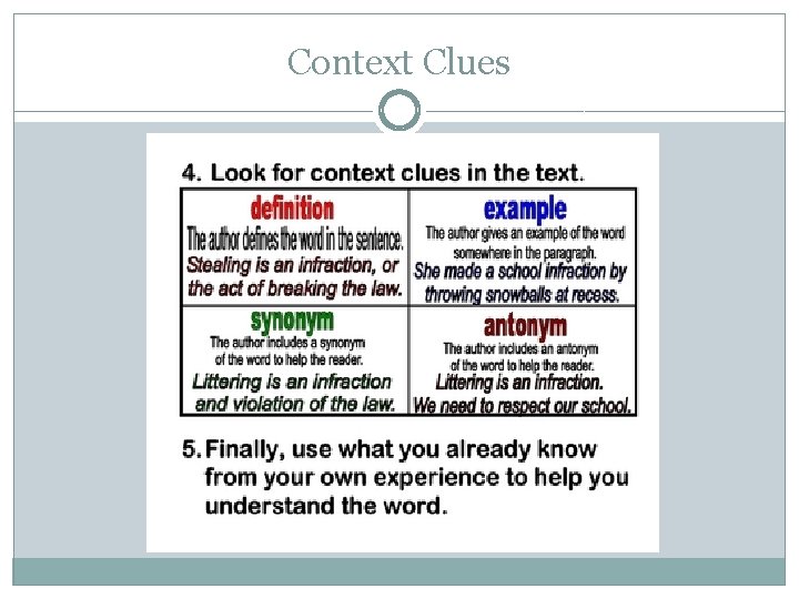 Context Clues 