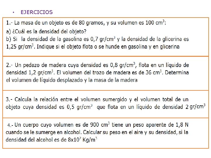  • EJERCICIOS 