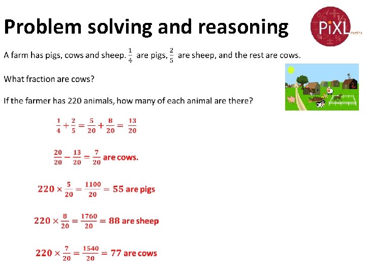 Problem solving and reasoning 