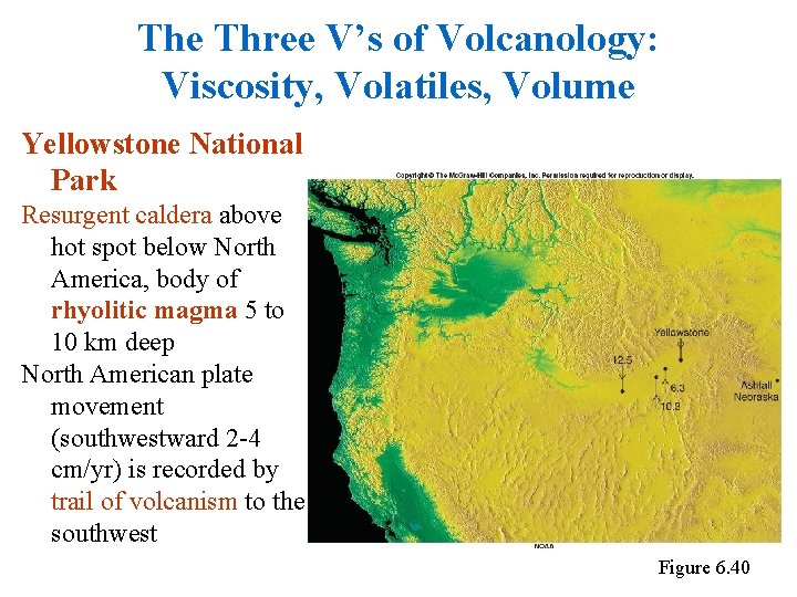 The Three V’s of Volcanology: Viscosity, Volatiles, Volume Yellowstone National Park Resurgent caldera above