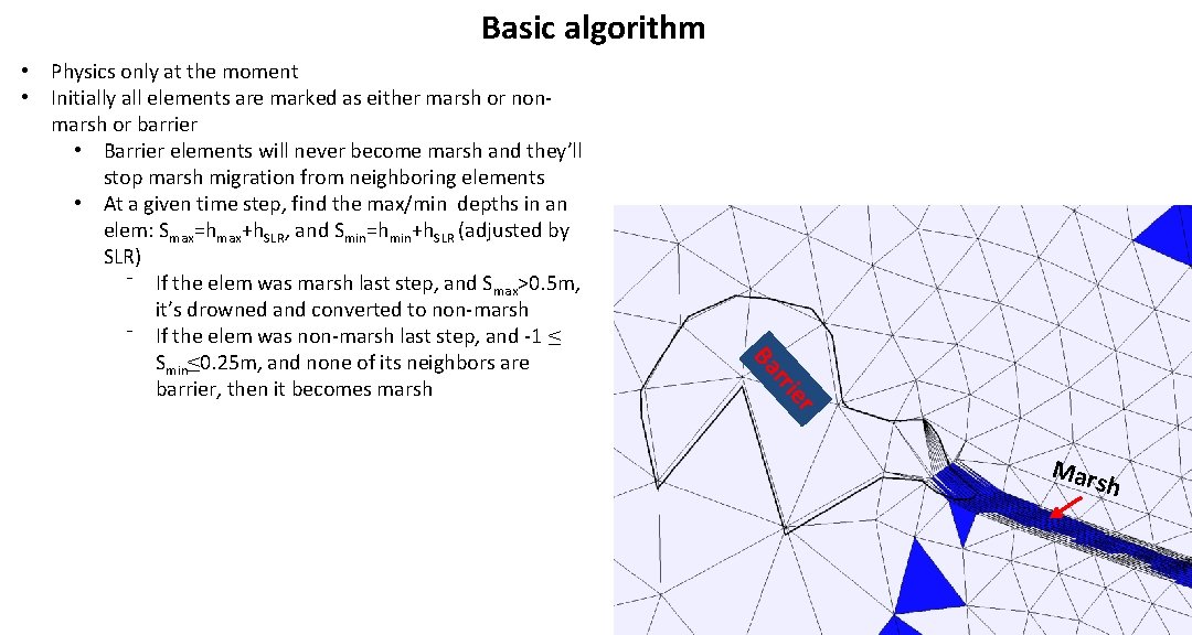 Basic algorithm er rri Ba • Physics only at the moment • Initially all