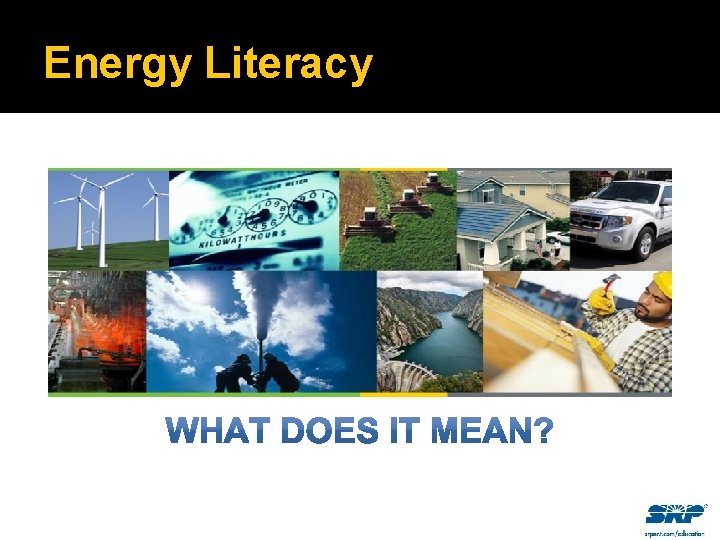 Energy Literacy 