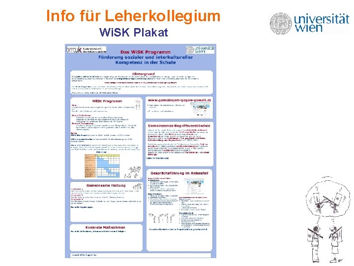 Info für Leherkollegium Wi. SK Plakat Info für Leherkollegium Wi. SK Plakat