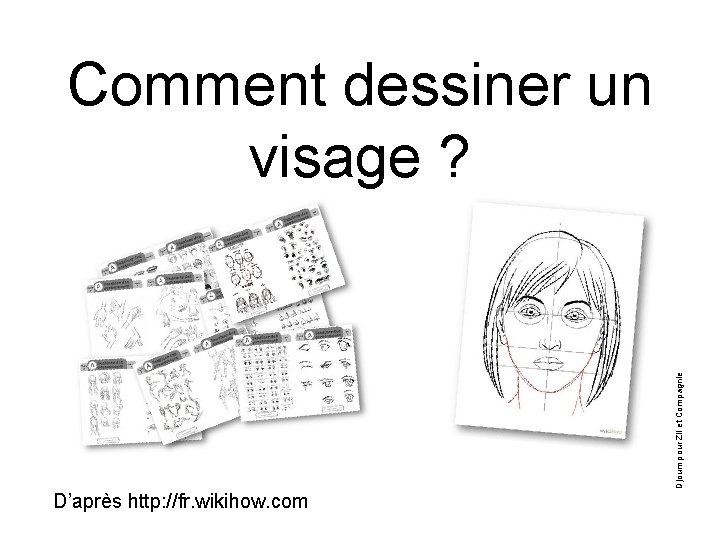 Djoum pour Zil et Compagnie Comment dessiner un visage ? D’après http: //fr. wikihow.