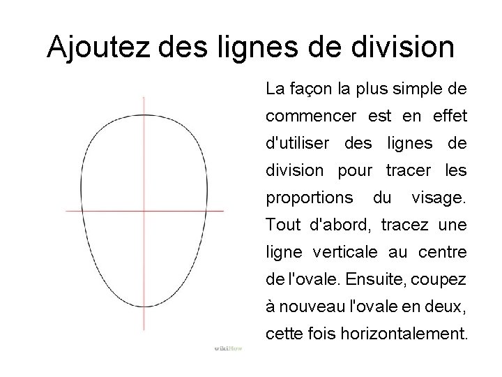 Ajoutez des lignes de division La façon la plus simple de commencer est en
