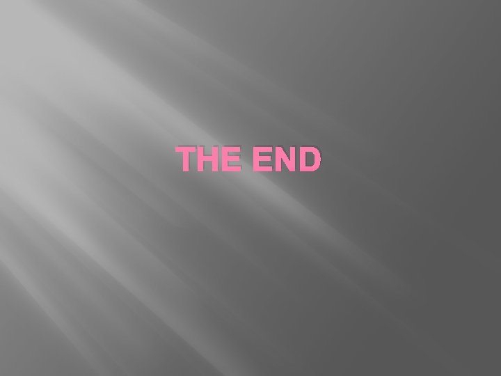 THE END 