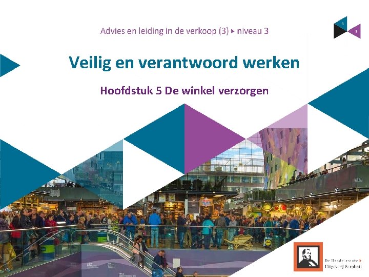 Veilig en verantwoord werken Hoofdstuk 5 De winkel verzorgen Veilig en verantwoord werken Hoofdstuk 5 De winkel verzorgen
