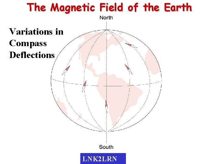 The Magnetic Field of the Earth Variations in Compass Deflections LNK 2 LRN The Magnetic Field of the Earth Variations in Compass Deflections LNK 2 LRN