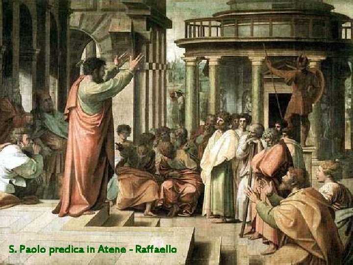 S. Paolo predica in Atene - Raffaello 