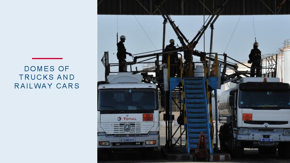 DOMES OF TRUCKS AND RAILWAY CARS #Golden. Rules – 10 – Work at height