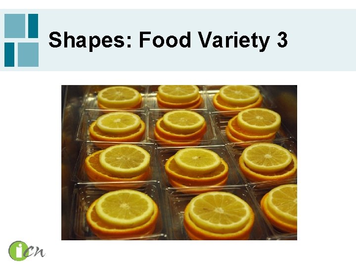 Shapes: Food Variety 3 