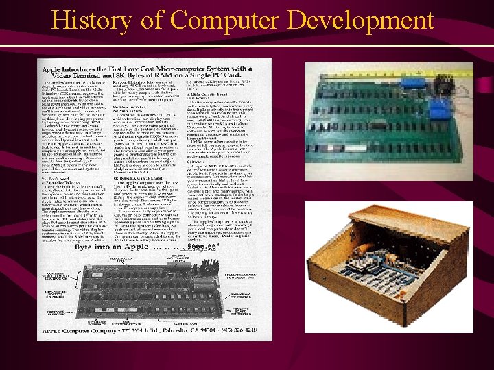 History of Computer Development 