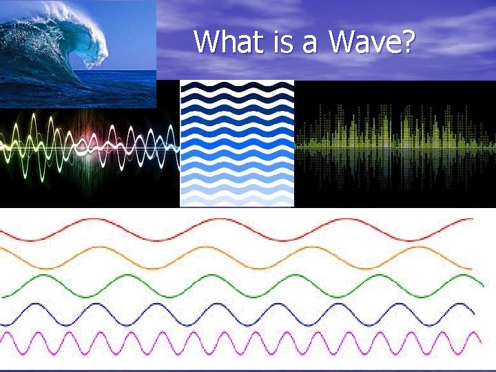 What is a Wave? What is a Wave?