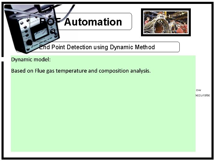 BOF Automation End Point Detection using Dynamic Method 